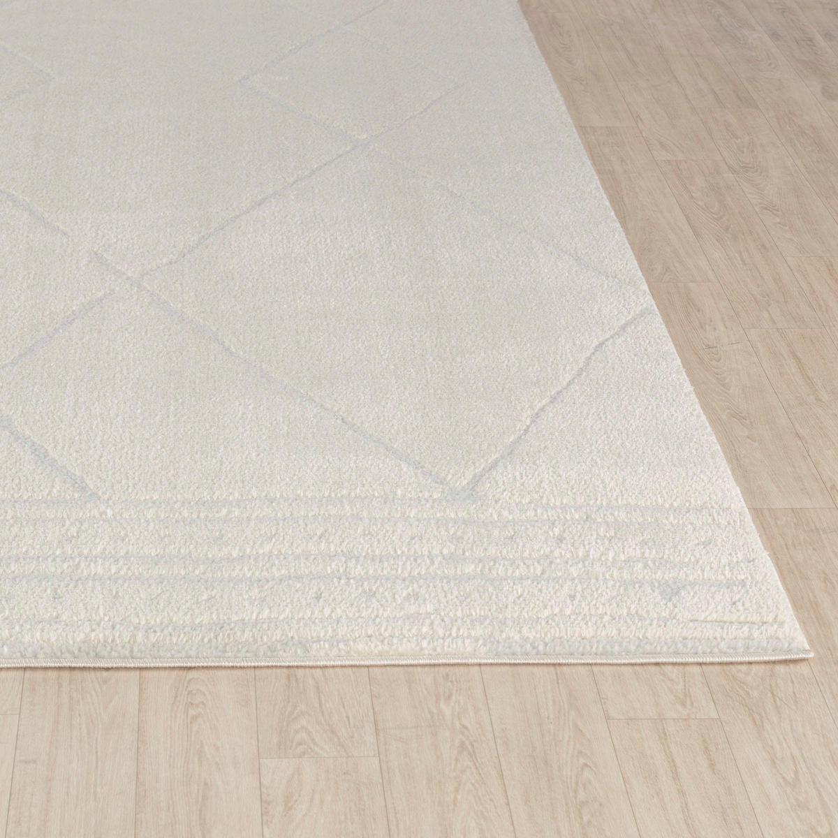 KURZFLORTEPPICH 160/213 cm Weiß - Weiß, Naturmaterialien/Textil (160/213cm) - LIVABLISS