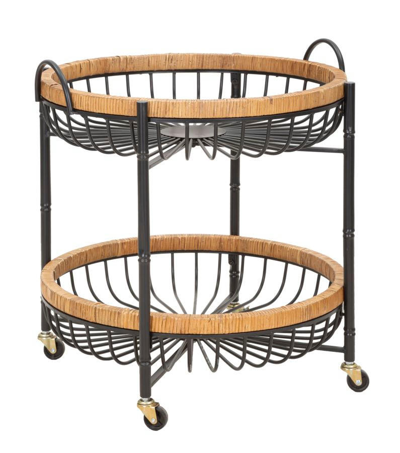 Mauro Ferretti Beistelltisch Mehrfarbig 57x62.5x55.5 cm