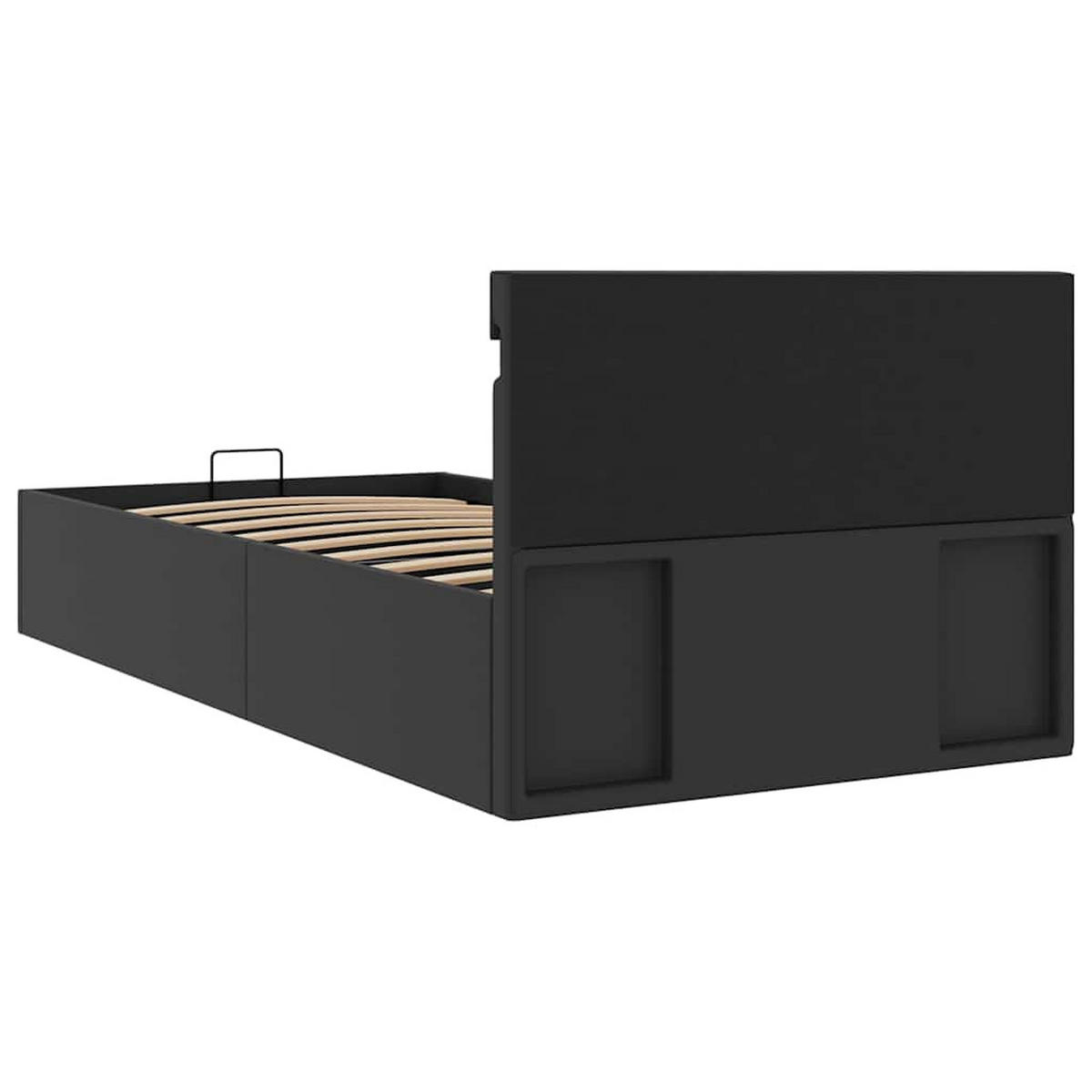 METALLBETT Janning 97/212 cm - Schwarz, Metall (90/200cm) - Nettlife