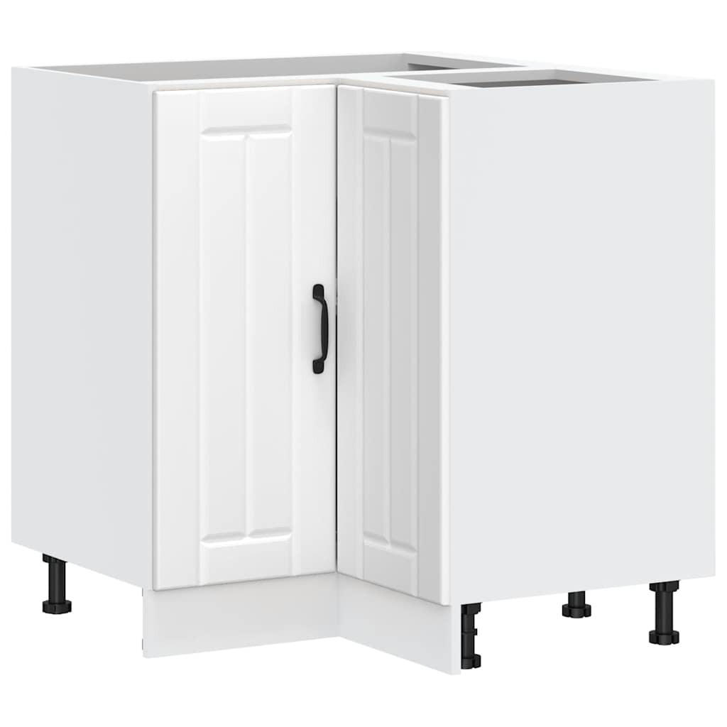 ECKUNTERSCHRANK Lucca mit 2 Türen 75,5/75,5/81,5 cm aus Holzwerkstoff Weiß - Weiß, Holz (75.5/81.5/75.5cm) - vidaXL