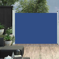 AUSZIEHBARE Seitenmarkise 120x500 cm Blau - Blau, Textil (500/120/500cm) - furnicato