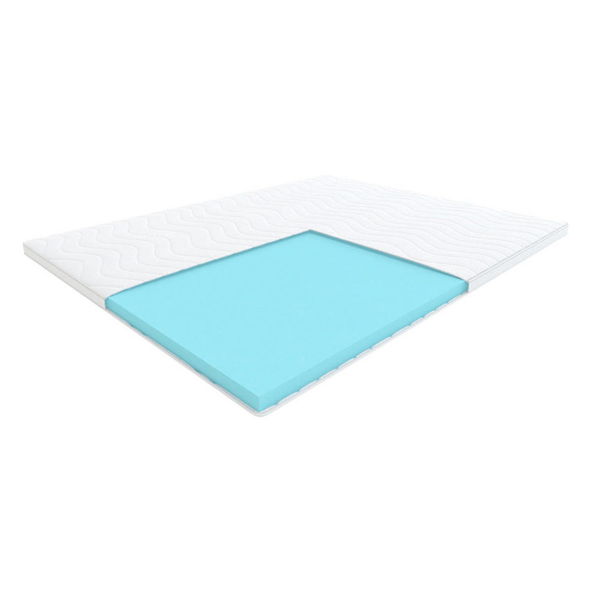 TOPPER Tenor im Tencel-Bezug - Weiß, Textil (120/200cm) - Hilding