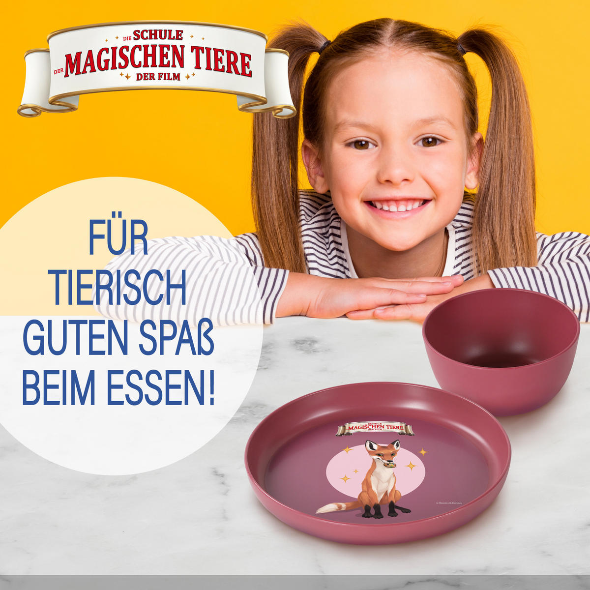 KINDER-TELLER Set 4-teilig - Multicolor, Kunststoff (19.2/2.55/20cm) - Stoneline