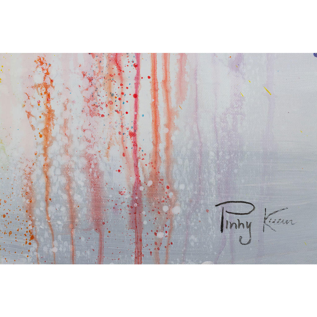 Thumbnail - Kunstloft Acrylbild, Mehrfarbig, Grau, Textil, Holz, 120x60 cm, Bilder und Zubehör, Wandbilder, Leinwandbilder