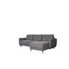 ECKSOFA Marlies In Sawana - Grau, Holzwerkstoff/Textil (233/140cm) - Fun Möbel