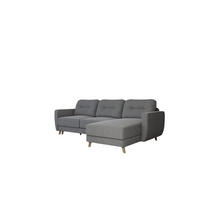 ECKSOFA Marlies In Sawana - Grau, Holzwerkstoff/Textil (233/140cm) - Fun Möbel
