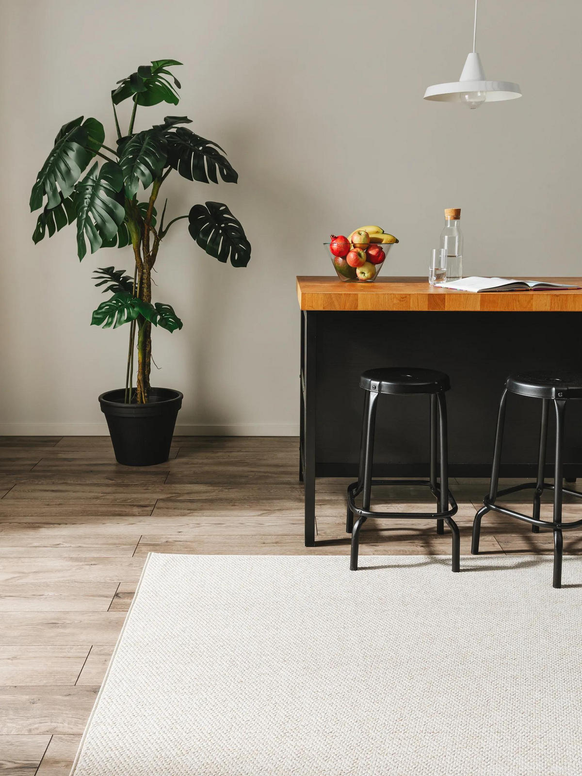 VNITŘNÍ a venkovní koberec Iowa Krémová 80x150 cm - krémová, plast/umělá hmota (80/150cm) - benuta