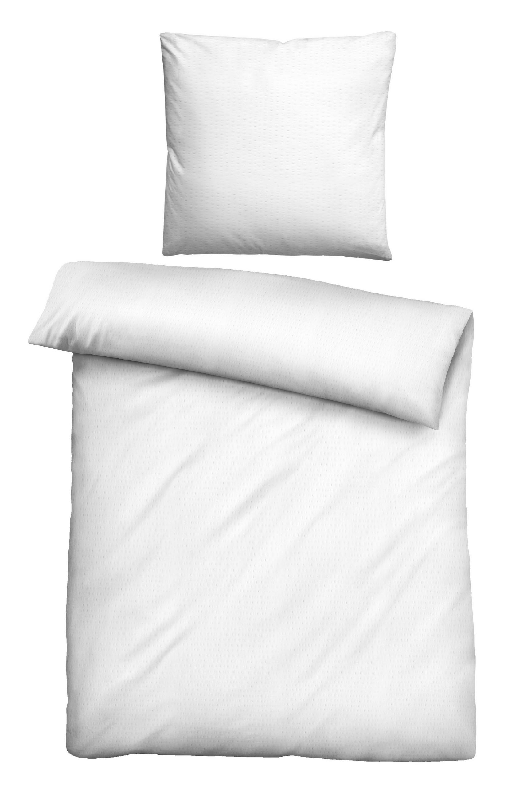 biberna Sleep & Protect Bettwäsche-Garnitur Weiß 135x200 cm