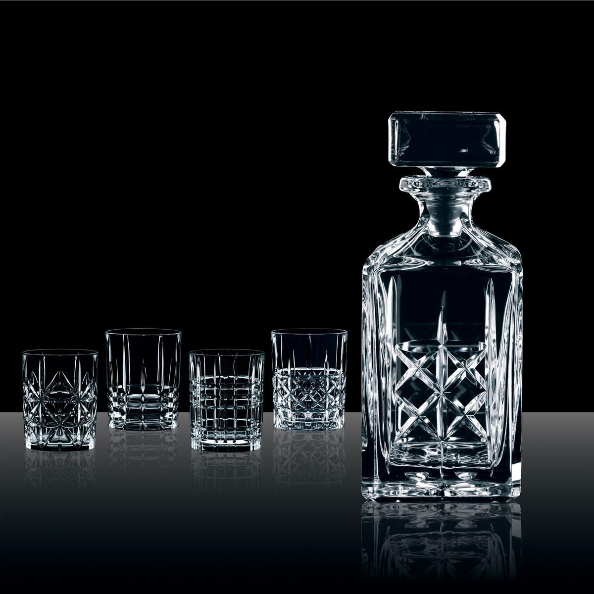 WHISKYSET Highland transparent 5er Set - Transparent, Glas (0.001L) - Nachtmann