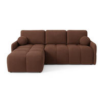 ECKSOFA Ceglasty MONO Mit Schlaffunktion Und Dekokissen Links - Orange, Textil (220/145cm) - Sepro Meble