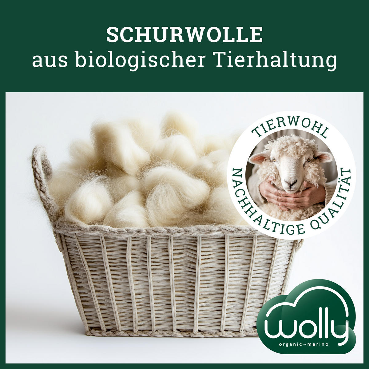 WINTERBETTDECKE MERINOWOLLE Schurwolle warm - Weiß, Naturmaterialien/Textil (240/220cm) - wolly