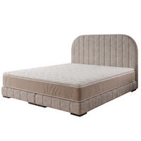 POLSTERBETT LEON3 100x 200 cm Farbe: Beige - Beige, Textil (100/200cm) - A&J MöbelLand