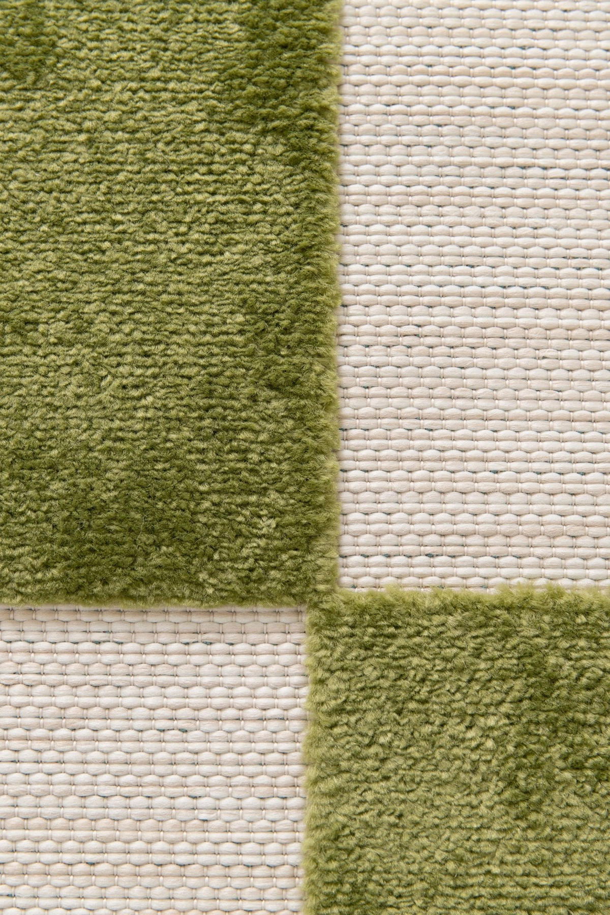 TEPPICH für Innen und Außen mit Skulptureffekt grün - Grün, Textil (120/170cm) - AFK Living