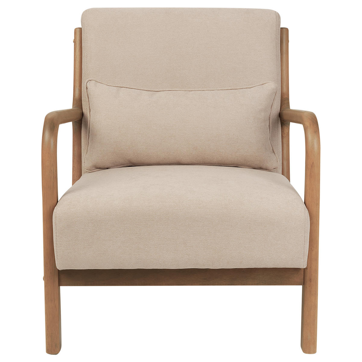 SESSEL Beige Skovde - Hellbraun/Beige, Textil (65/78/80cm) - Beliani