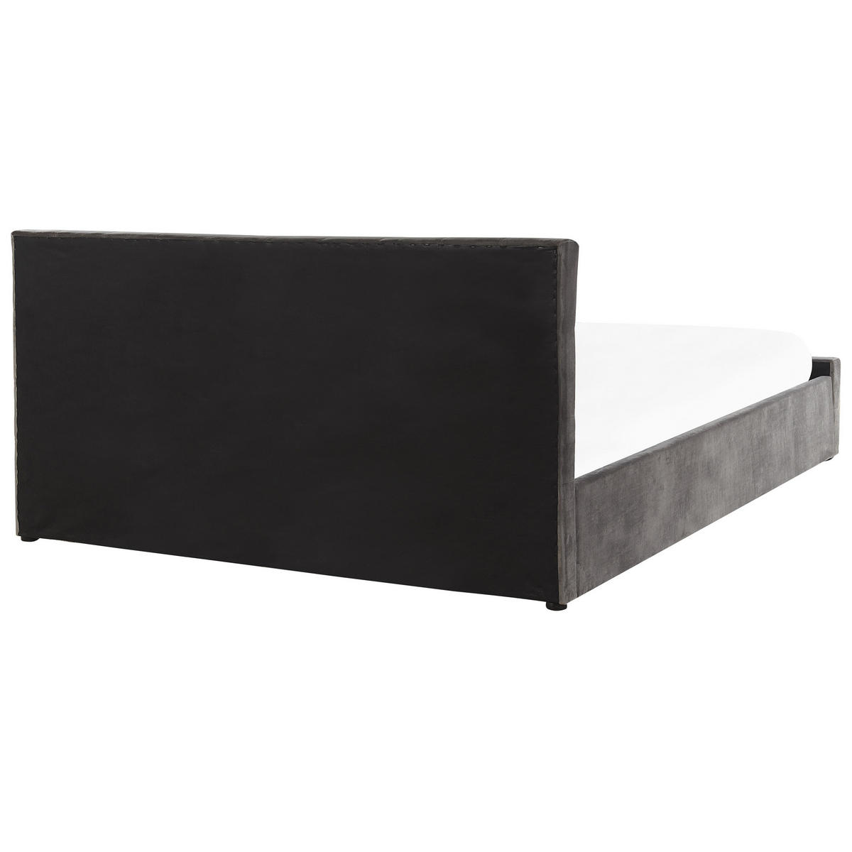 POLSTERBETT 180/200cm Grau Amiens - Grau, Textil (180/200cm) - Beliani