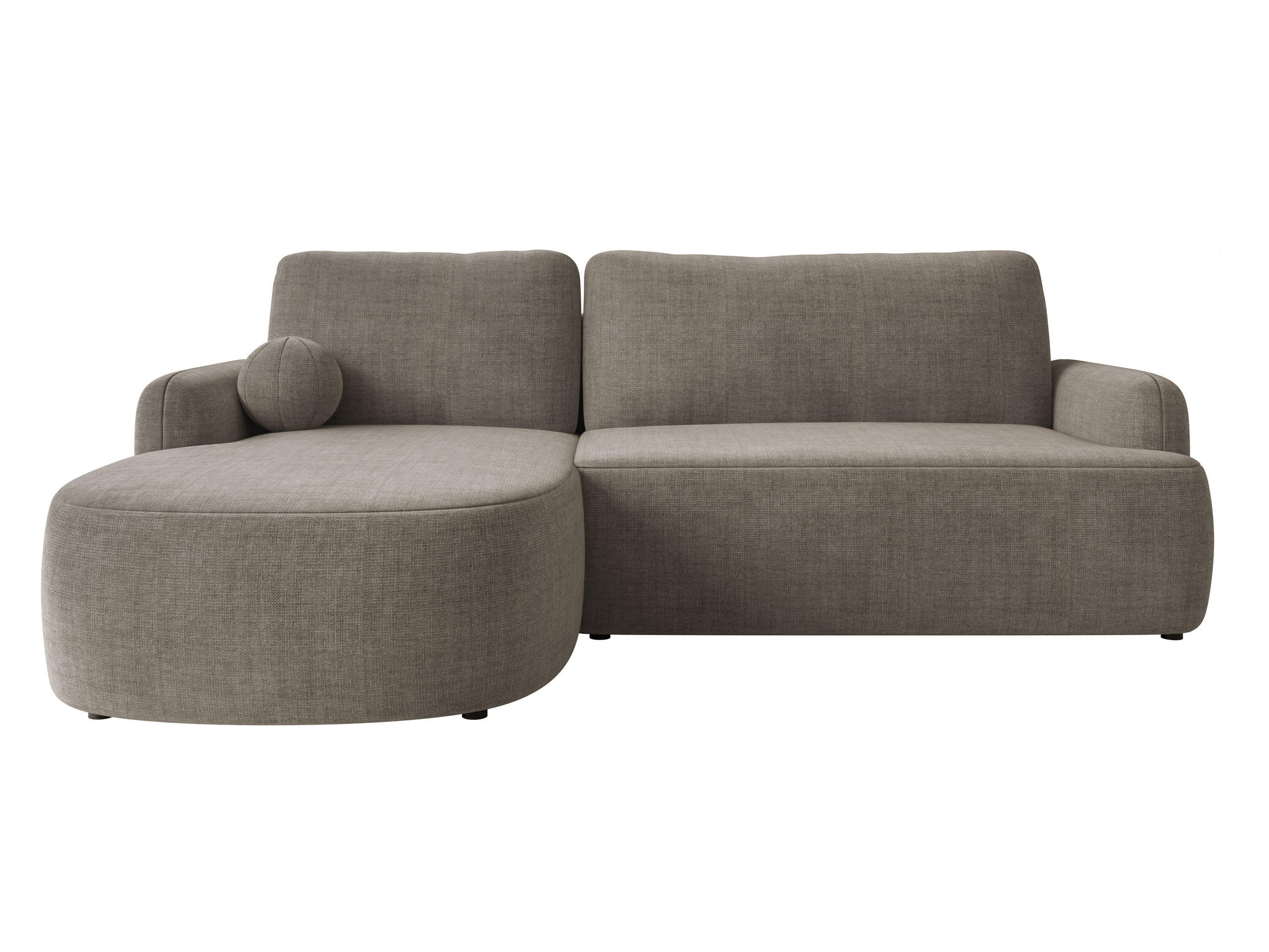 COLTAR Loridu Premium, Stanga - maro/negru, material plastic/material textil (250/174cm) - MIRJAN24