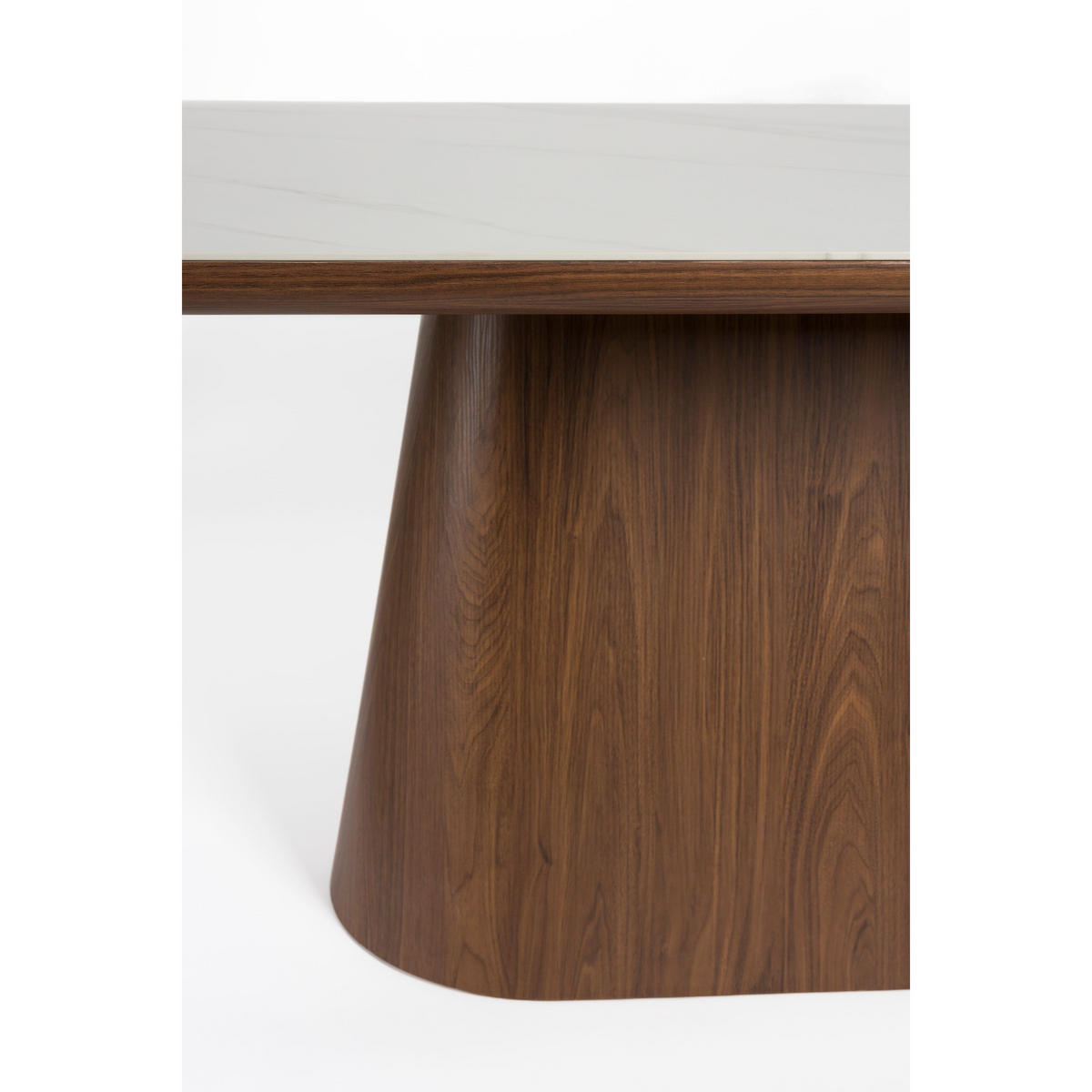 ESSTISCH - Dunkles Holz - Nussbaumfarben, Holz (200/90/77cm) - Drawer