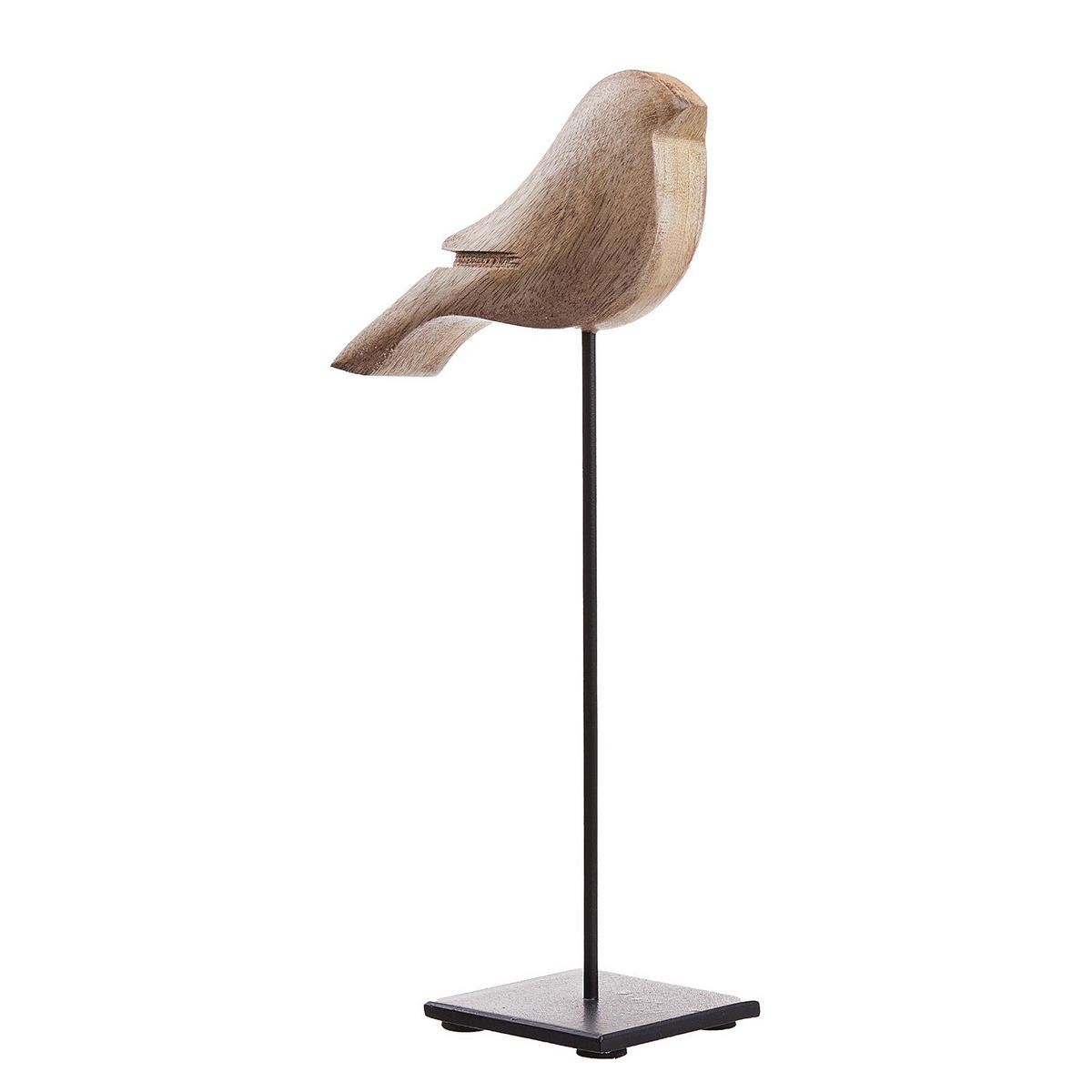 DEKO-VOGEL Birdy - Braun, Holz (12/25/7cm) - BUTLERS