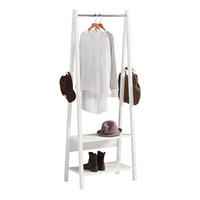 TELESKOP GARDEROBEN SYSTEM - Weiß, Holzwerkstoff (66/180/39cm) - SoBuy