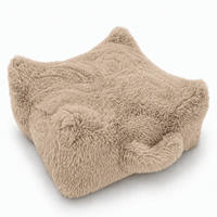 KINDERPOUF Mammoth rund flauschig - Hellrosa, Textil (60/35/60cm) - MeowBaby