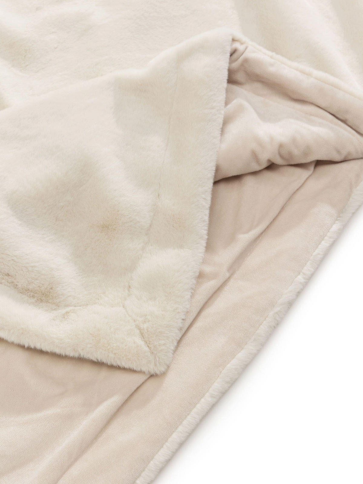 KUSCHELDECKE Dave Cream 150x200 cm - Creme, Textil (150/200cm) - benuta Nest
