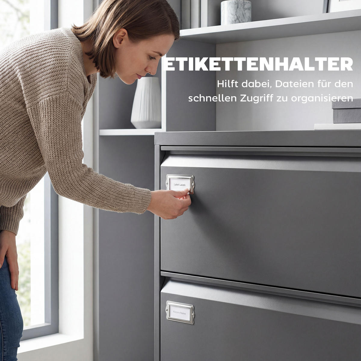 AKTENSCHRANK aus Stahl 90/40/78 cm Schwarz - Schwarz, Metall (40/77.4/90cm) - HOMCOM