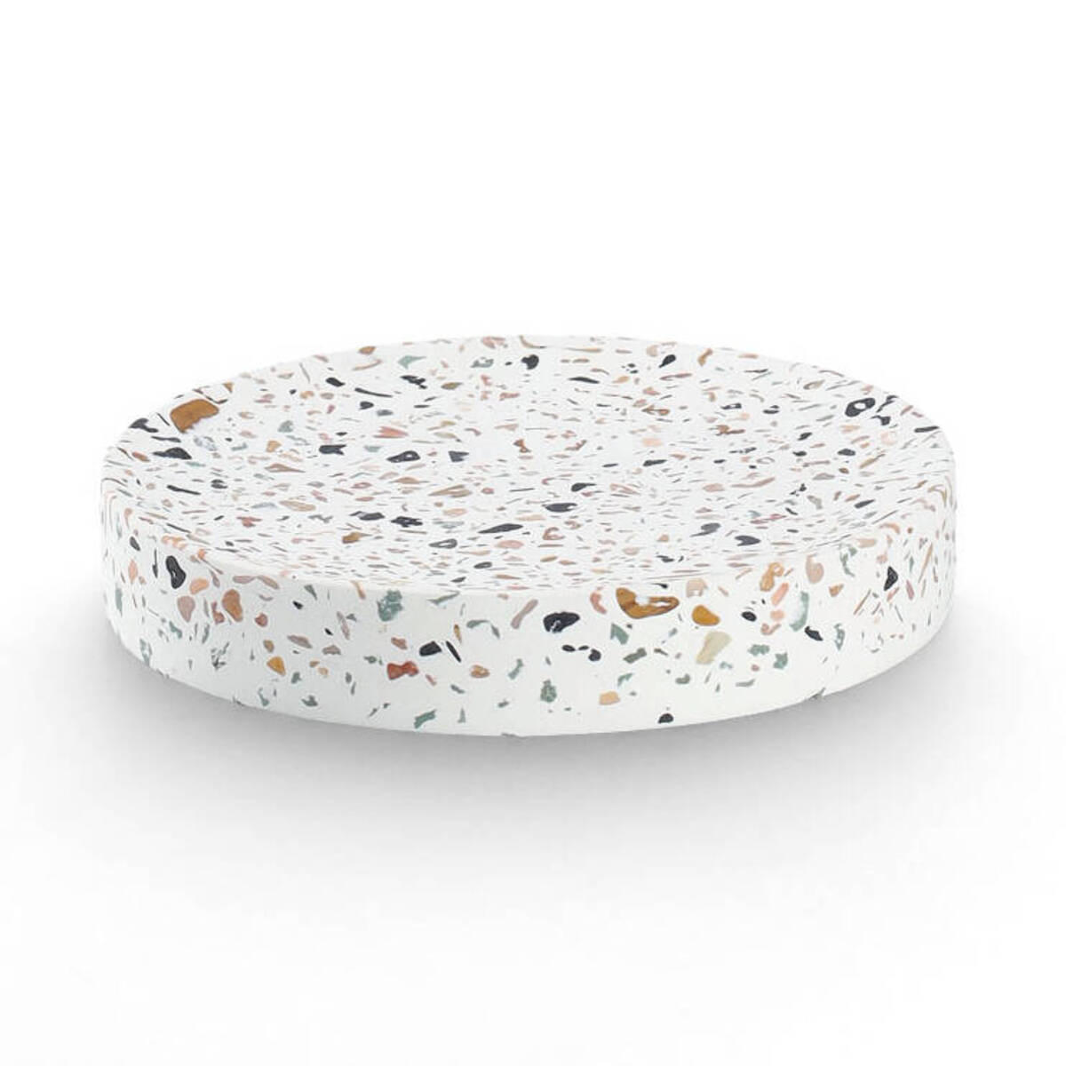 SEIFENSCHALE Terrazzo Ø 11 cm - Multicolor, Stein (11.6/2/11.6cm)