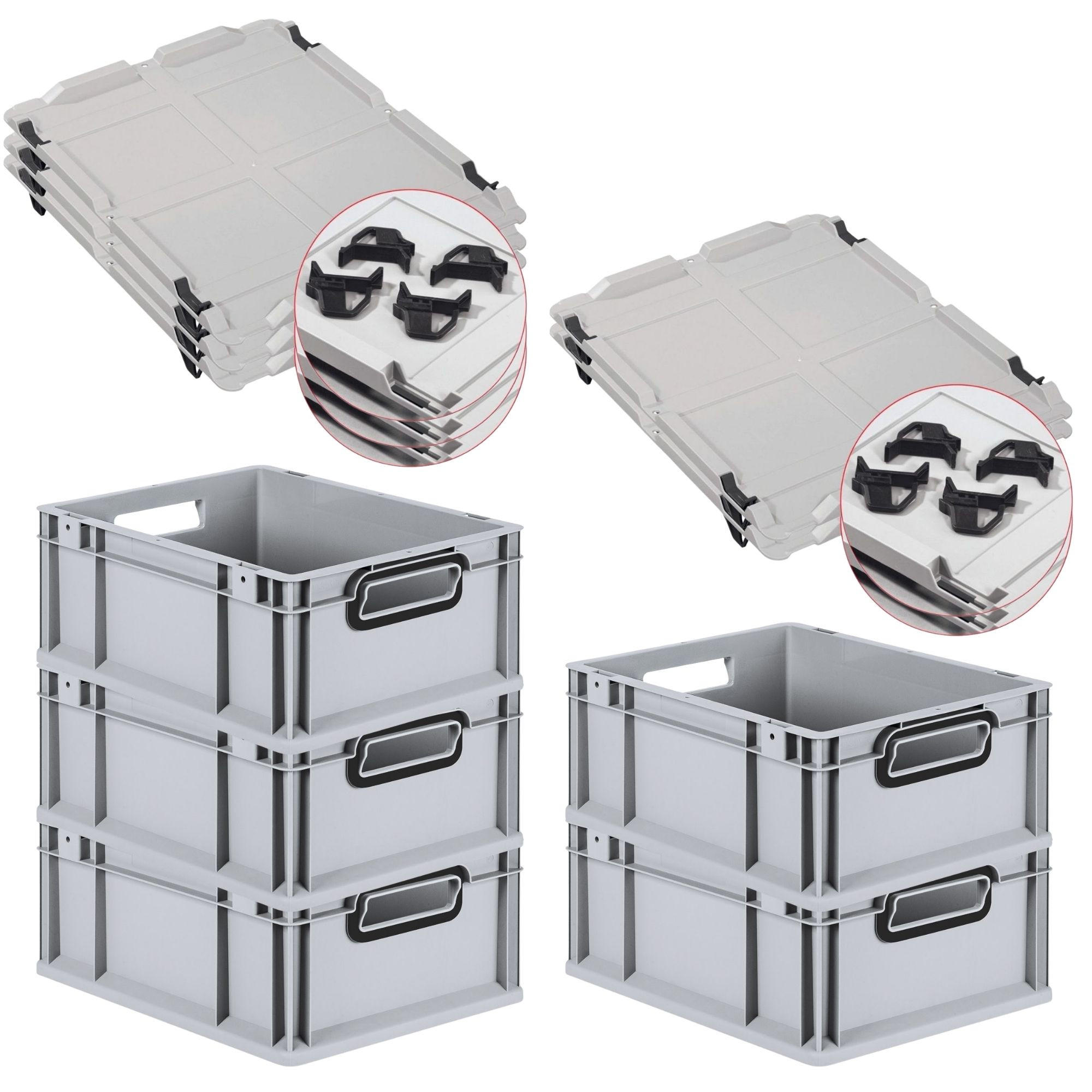 Proregal Eurobox Grau, Schwarz 30x17x40 cm