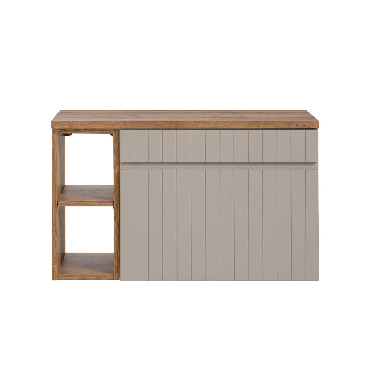 WASCHTISCHUNTERSCHRANK 80.4cm Zelie Kaschmir - Beige, Holzwerkstoff (80.4/48/46cm) - Petits-meubles