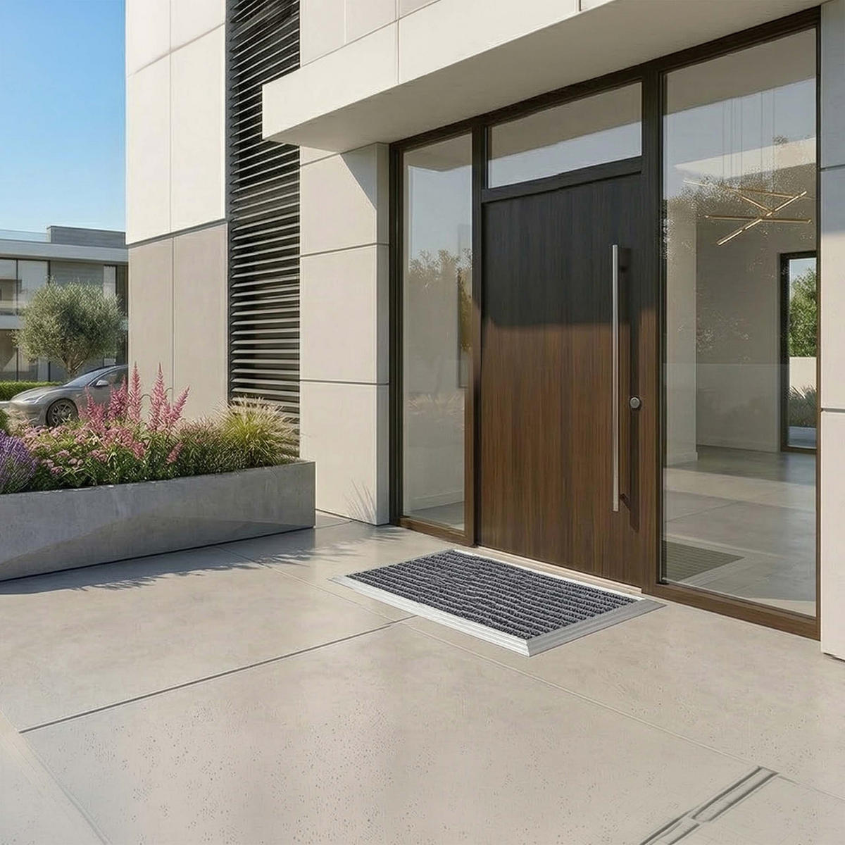 ROHOŽ - viacfarebná, kov/textil (60/40cm) - Relaxdays