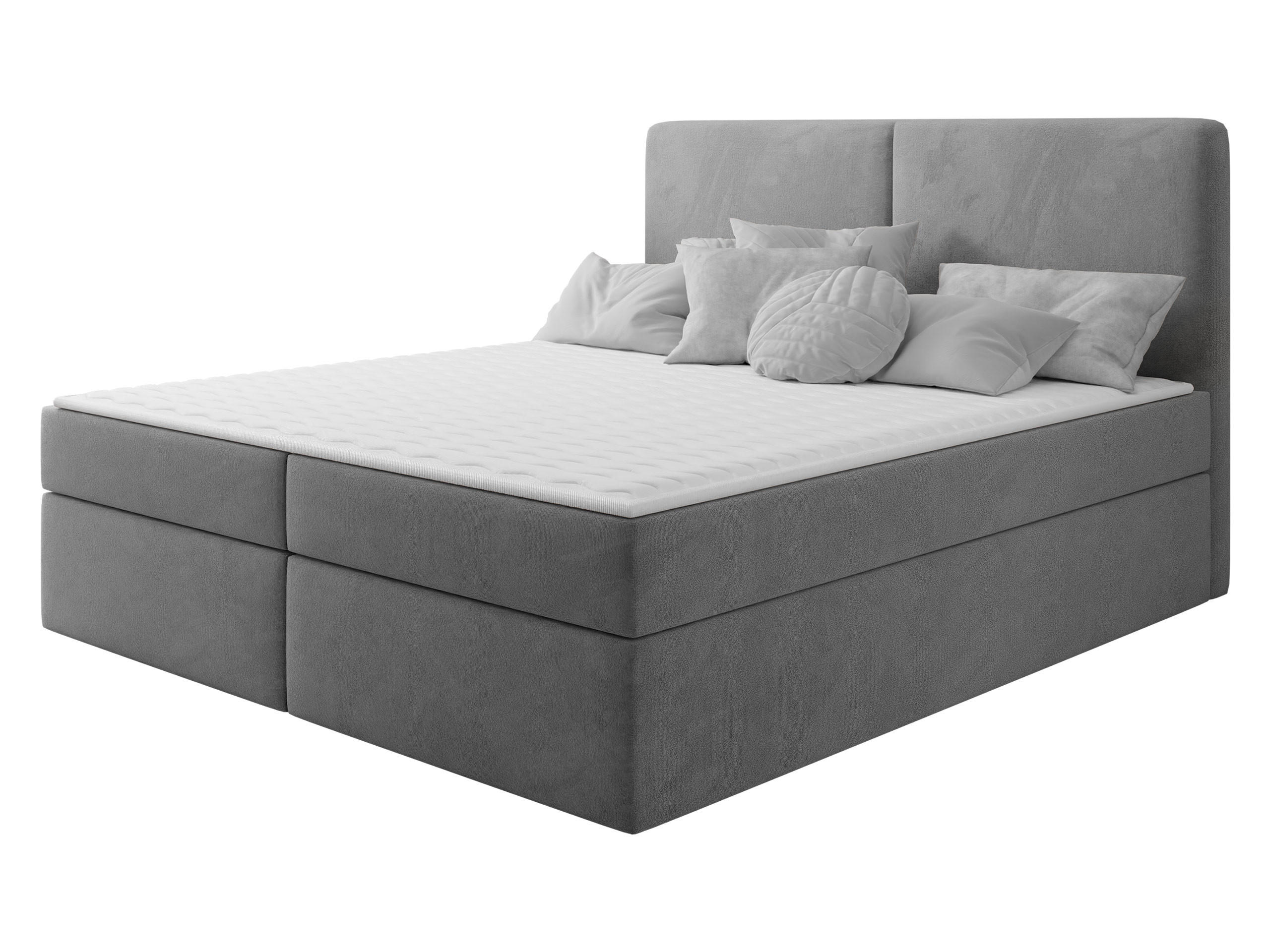 BOXBETT Claire - Schwarz/Grau, Holz/Kunststoff (140/200cm) - MIRJAN24