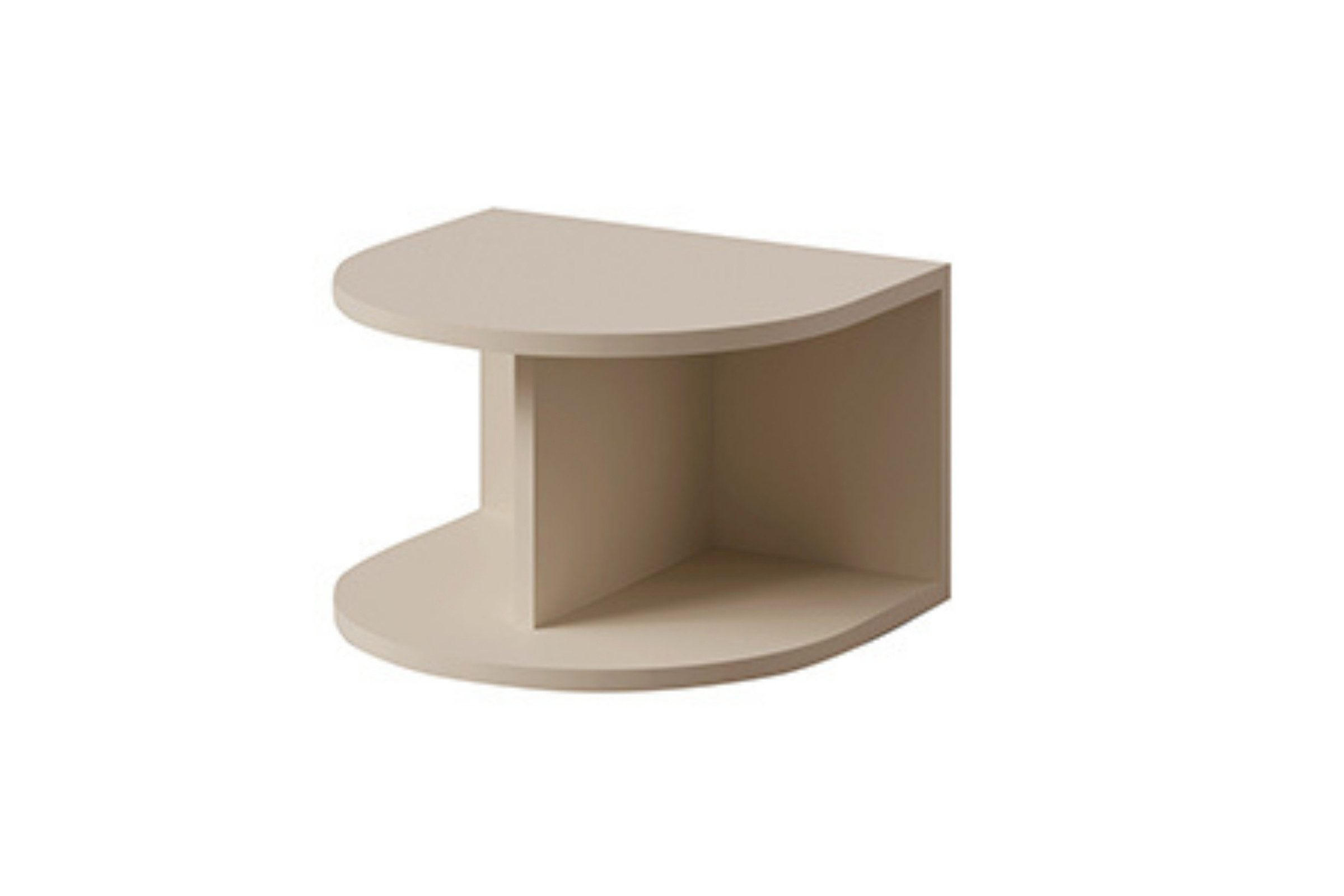 NACHTTISCH LEXO 14 40/25/35 cm in Macadamia - Beige, Holzwerkstoff (40/25/35cm) - Deine Möbel 24