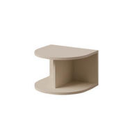 NACHTTISCH LEXO 14 40/25/35 cm in Macadamia - Beige, Holzwerkstoff (40/25/35cm) - Deine Möbel 24