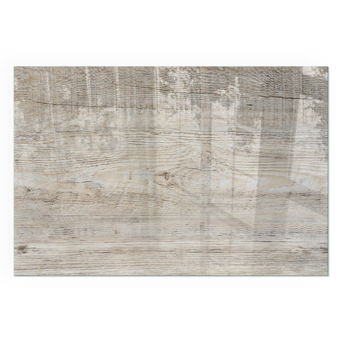 GLASPLATTE für Kamin 60x40 cm - Beige, Glas (60/40/0.4cm) - TULUP