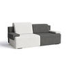 SCHLAFSOFA HOOK - Beige + Dunkelgrau (Diosa 01 + 89) - Beige, Holzwerkstoff (200/88/98cm) - Möblo