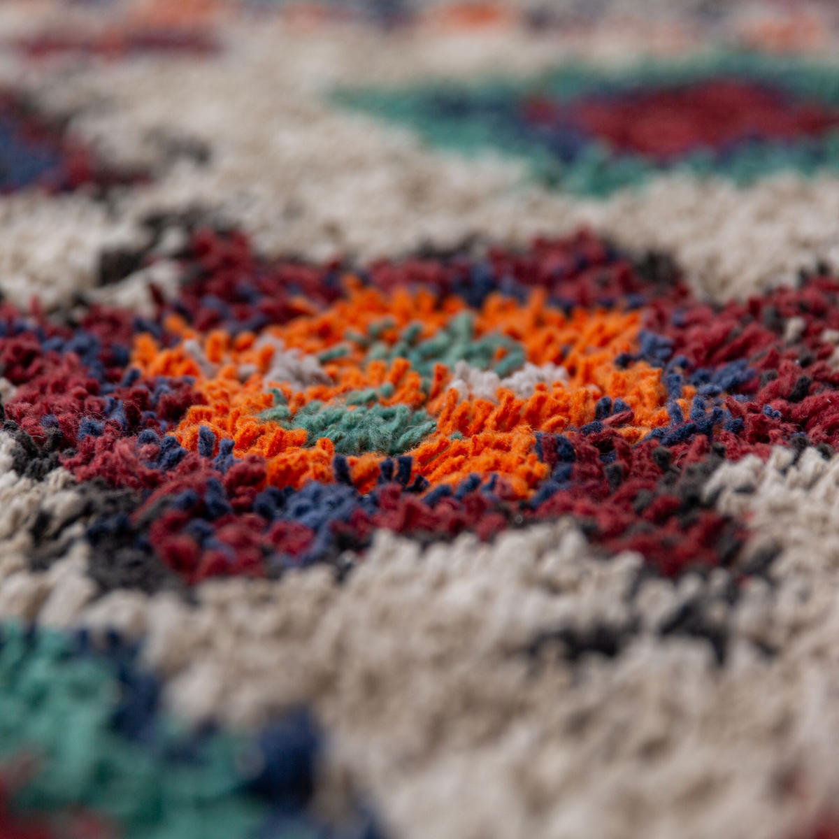 HOCHFLORTEPPICH mit Fransen TAFRAUT, im Berber-Stil, Bunt, 200 x 300 cm - Multicolor, Textil (300/200cm) - KADIMA DESIGN