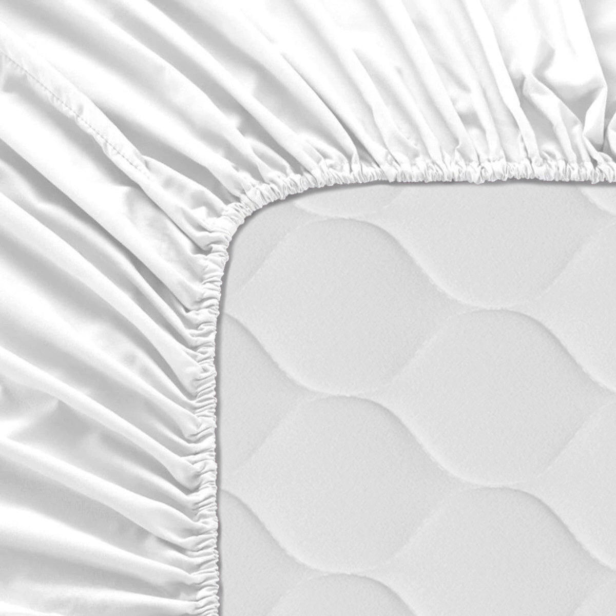 SPANNBETTTUCH basic 60x120x14 cm (kinderbett) weiss - Weiß, Textil (70/140cm) - Happy Friday