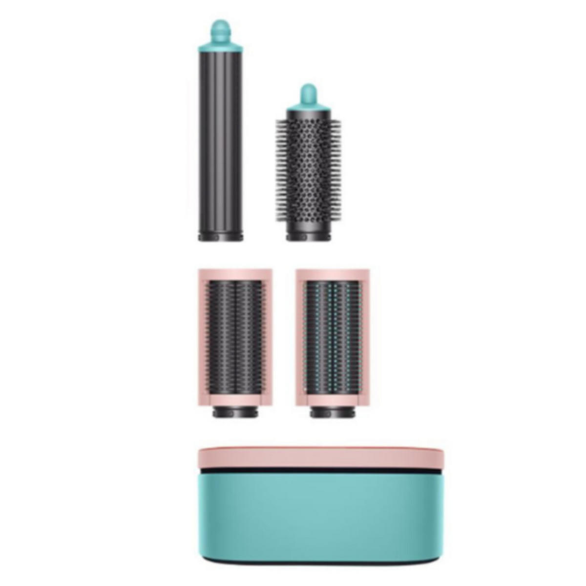 HAARSTYLER Complete Long Ceramic Pop Multi-Styler - Türkis/Rosa, Kunststoff/Metall (4.8/27.2/4.1cm) - Dyson