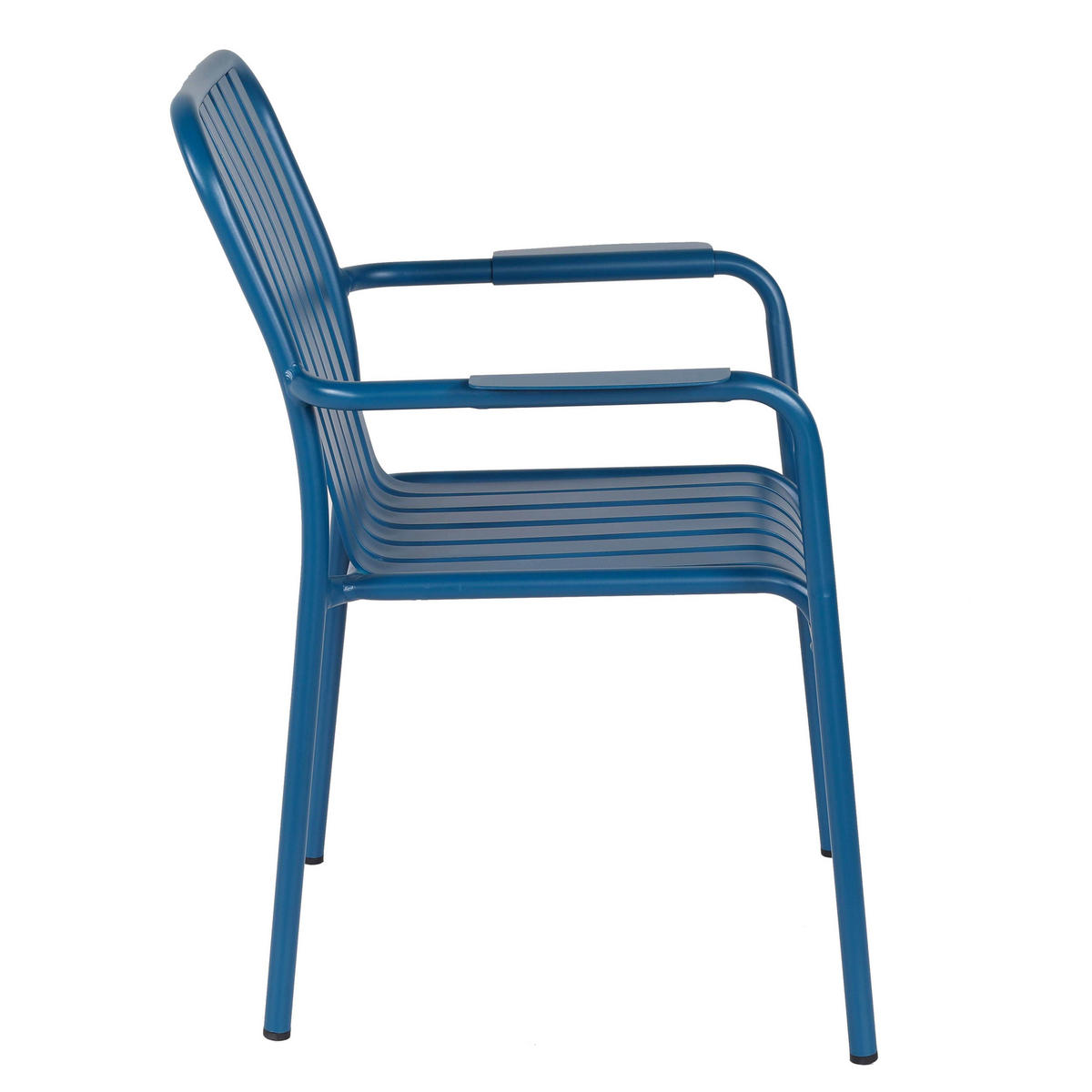 GARTENSTUHL, Blau - Blau, Metall (61/85/62cm) - Oviala