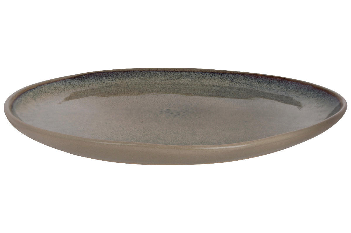COSY & Trendy Dinerplatten Onna Sand-Grün ø 27 cm - 6 Stück - Grün, Keramik (27/27/2cm) - Cosy & Trendy