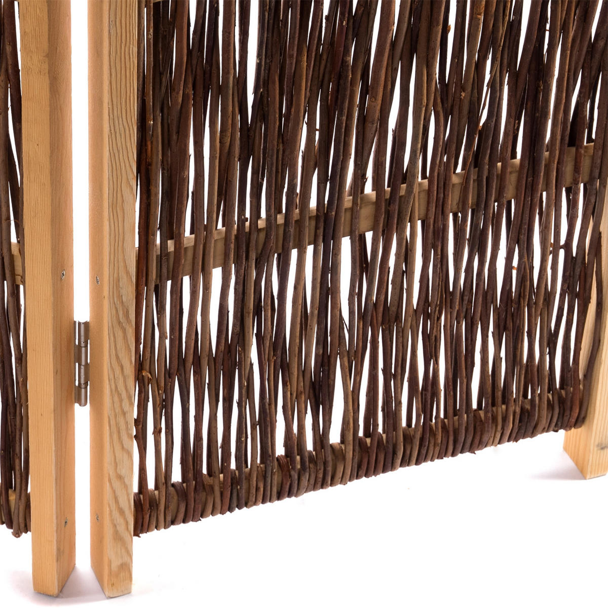 RAUMTEILER Bosca Weide - Naturfarben, Naturmaterialien (120/170/5cm) - CREEDWOOD