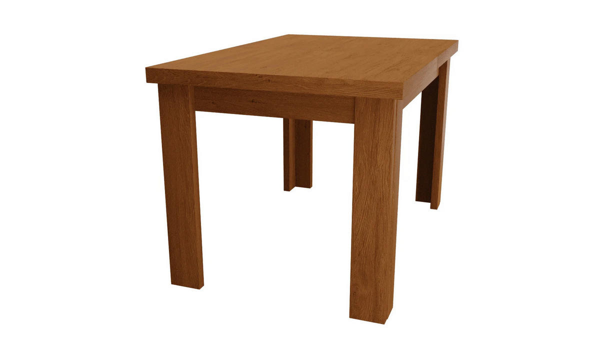 ESSTISCH ausziehbar 120-160 cm Esche hell - Eschefarben, Holzwerkstoff (120/80/48cm)
