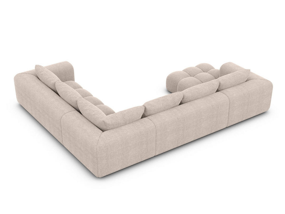 WOHNLANDSCHAFT Casaluna U-Form Beige Strukturstoff - Beige, Kunststoff (338/88/267cm)