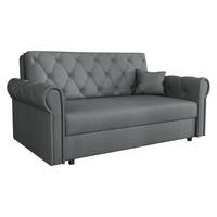 SCHLAFSOFA Viva Roma III - Schwarz/Graphitfarben, Holz/Textil (168/85/98cm) - MIRJAN24