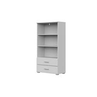BÜCHERREGAL Weiß 40/130/34 - Weiß, Holzwerkstoff (40/130/34cm) - RAUMHIRSCH FURNITURE