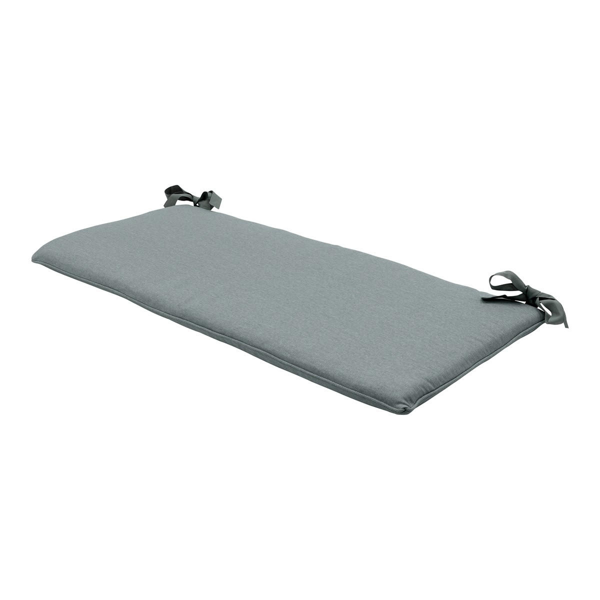BANKKISSEN Canvas 110/48 cm - Silberfarben, Textil (48/5/110cm) - Madison