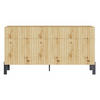 SIDEBOARD Telire 3-türig Artisan Eiche-Optik, 154 cm - Eichefarben/Beige, Holzwerkstoff/Metall (154/80.4/34cm) - Selsey