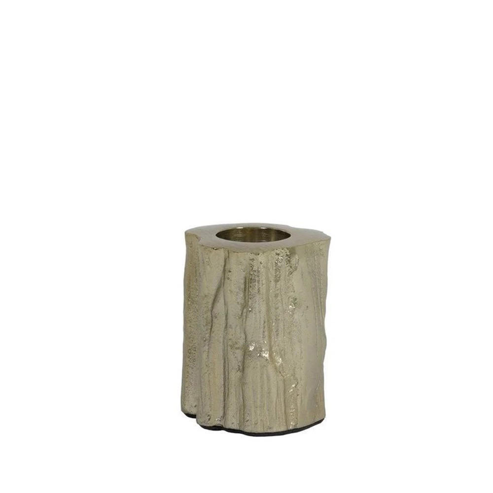 TEELICHTHALTER TOCON 9x8x10 cm, Metall, Gold - Goldfarben, Metall (10cm) - Light & Living