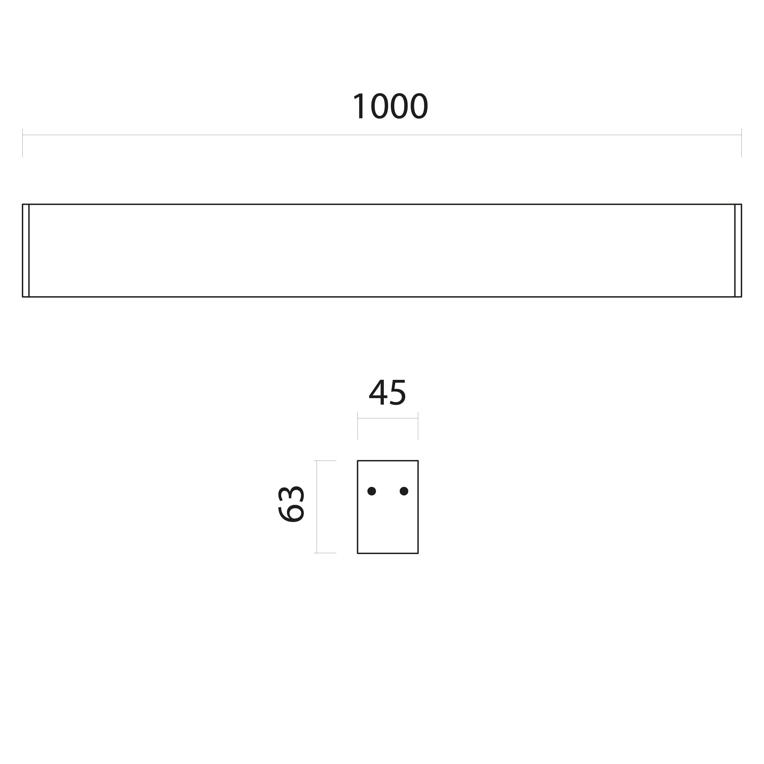 LED-DECKENLEUCHTE - Weiß, Metall (4.5/100/6.3cm) - Lumicom