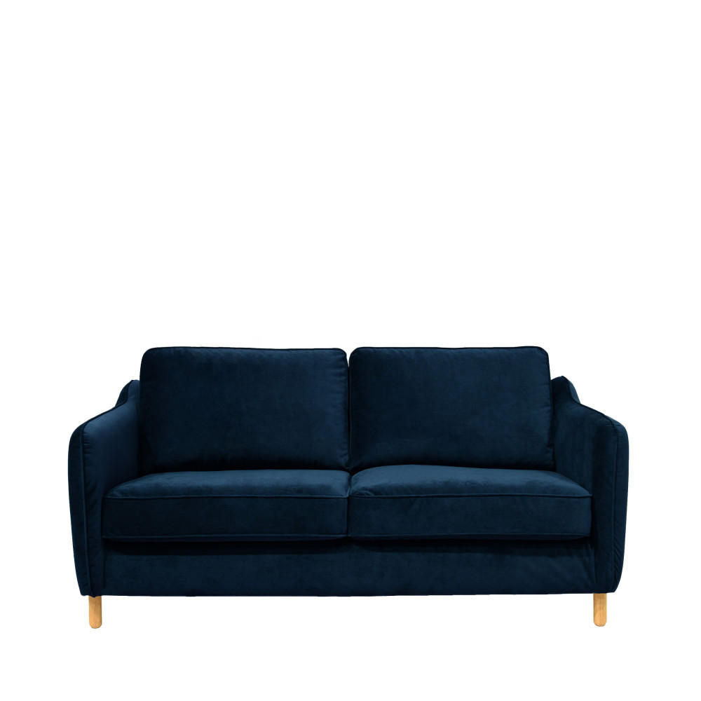 BETTSOFA - Mitternachtsblau - Dunkelblau, Textil (162/85/97cm) - Drawer